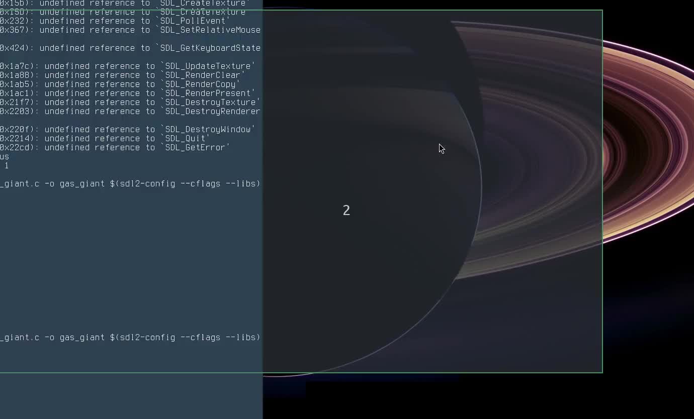 Time to test a 3-layer gas giant in the Comanche style with a metallic hydrogen "ocean" Layer loading time is slow. Maybe I can re-use th...
