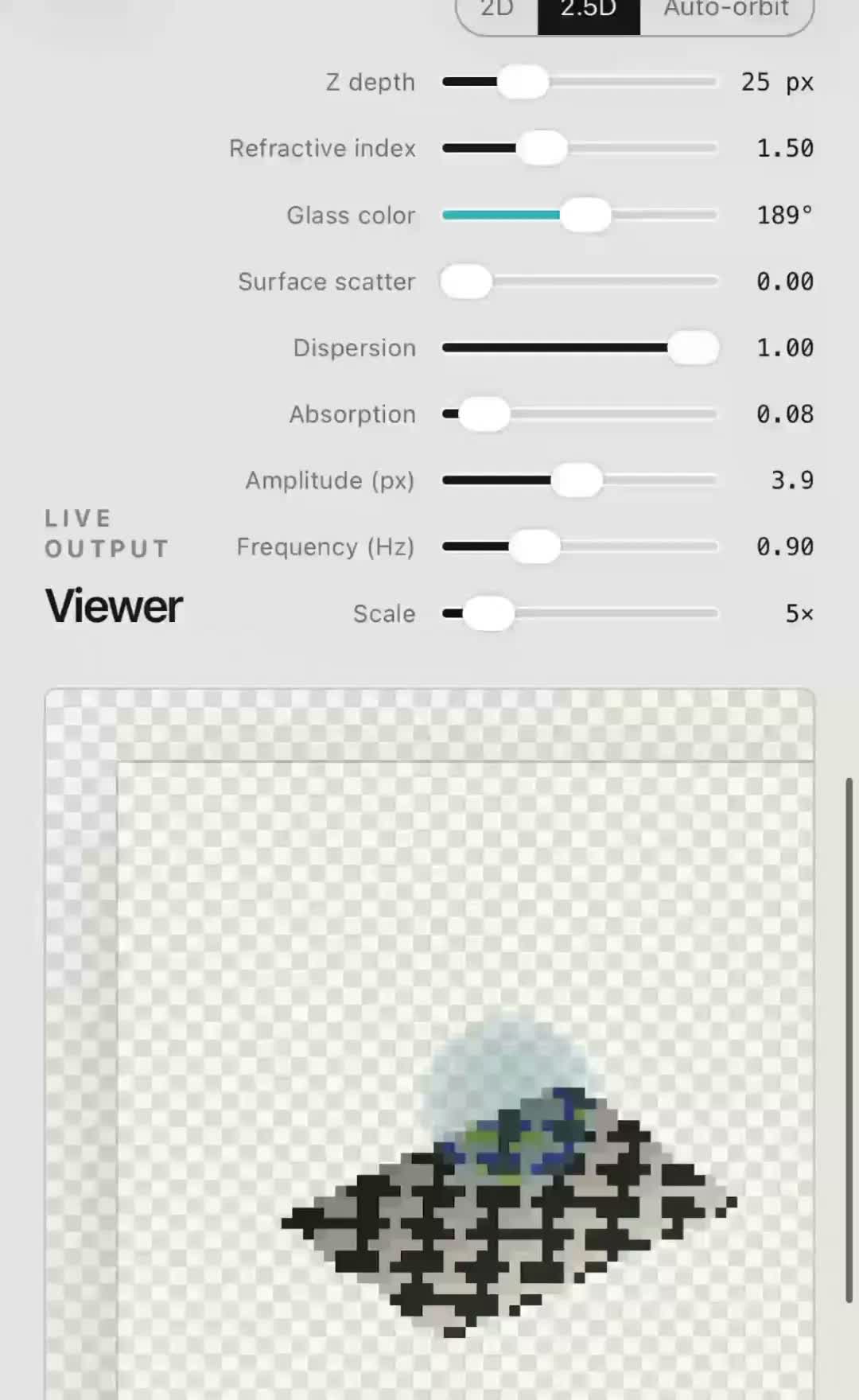 I want to believe there is a way to make this #xpm animation look good from more angles without true 3D. But the embeddability in C hnnnng