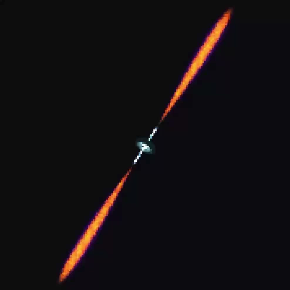 Yeah, getting the rings brighter towards the singularity and actually using a nonzero frequency on the cloud rotation really gives it the...
