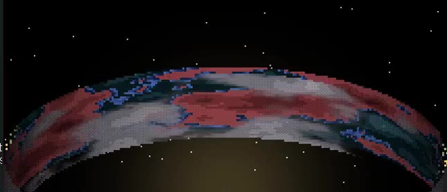 Got orbitals working! now to make for sunset/rise color patt…
