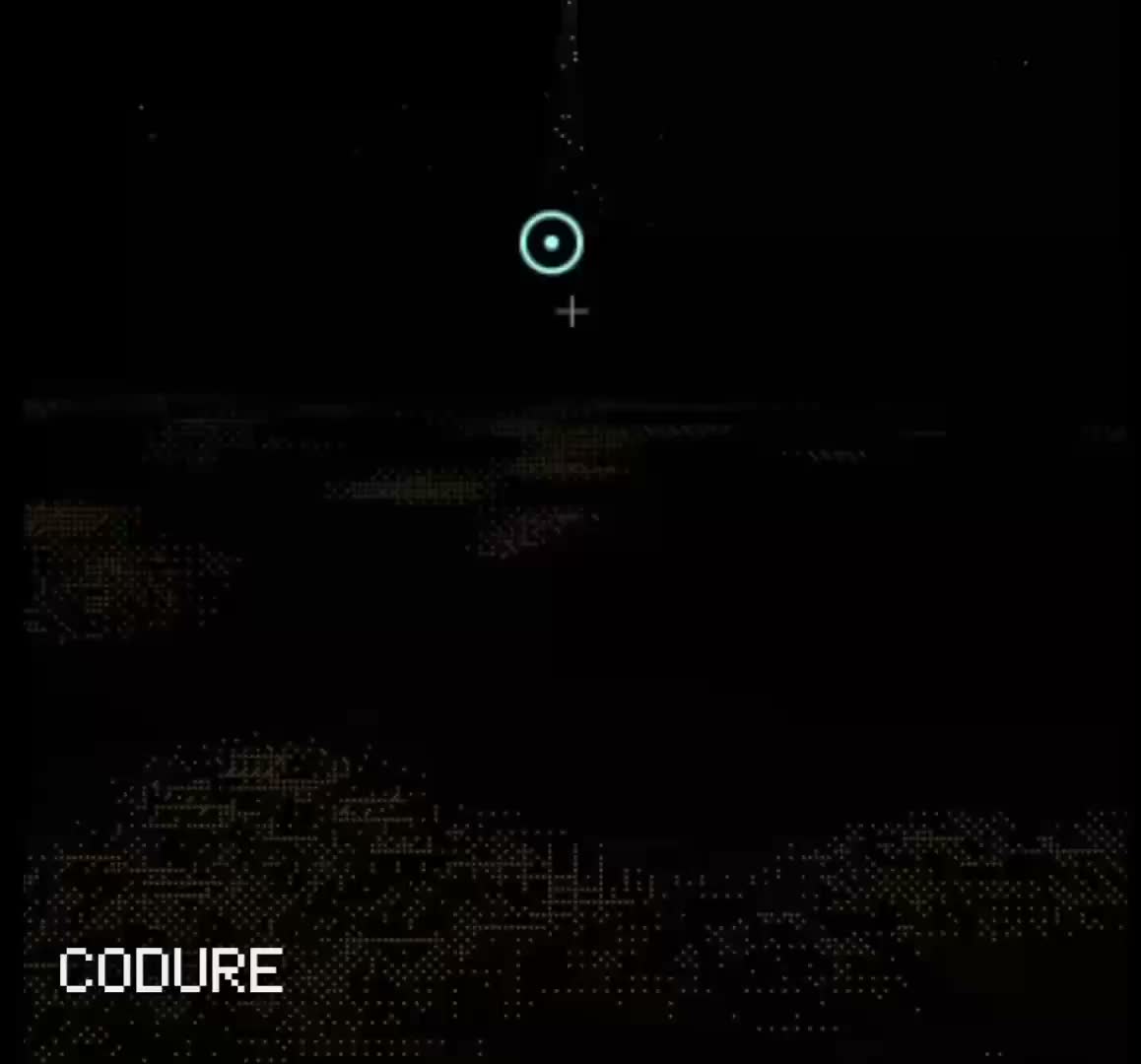 Looping around Codure, at its true scale!