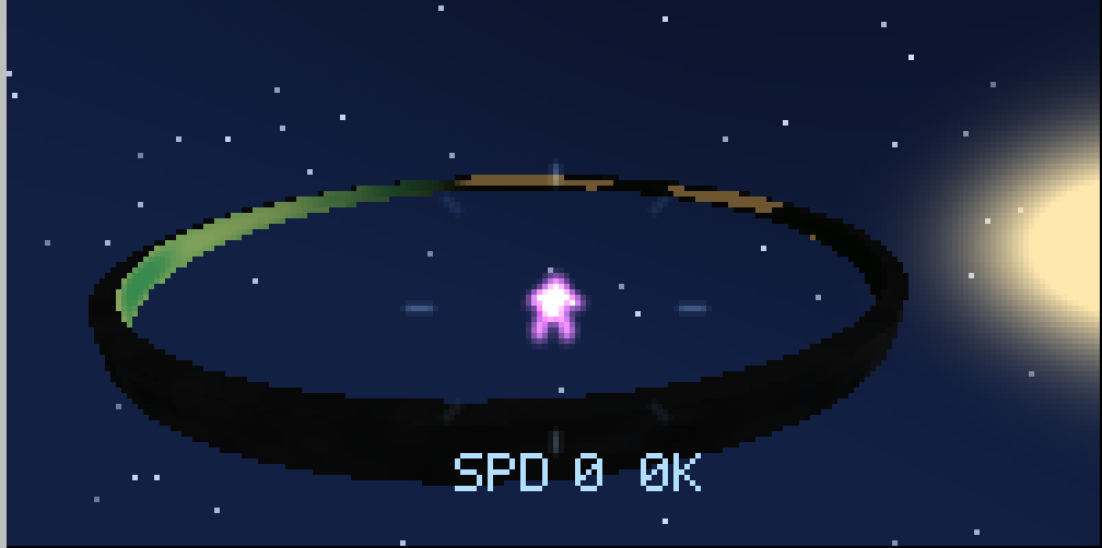 Third person perspective of the player in their gelsuit